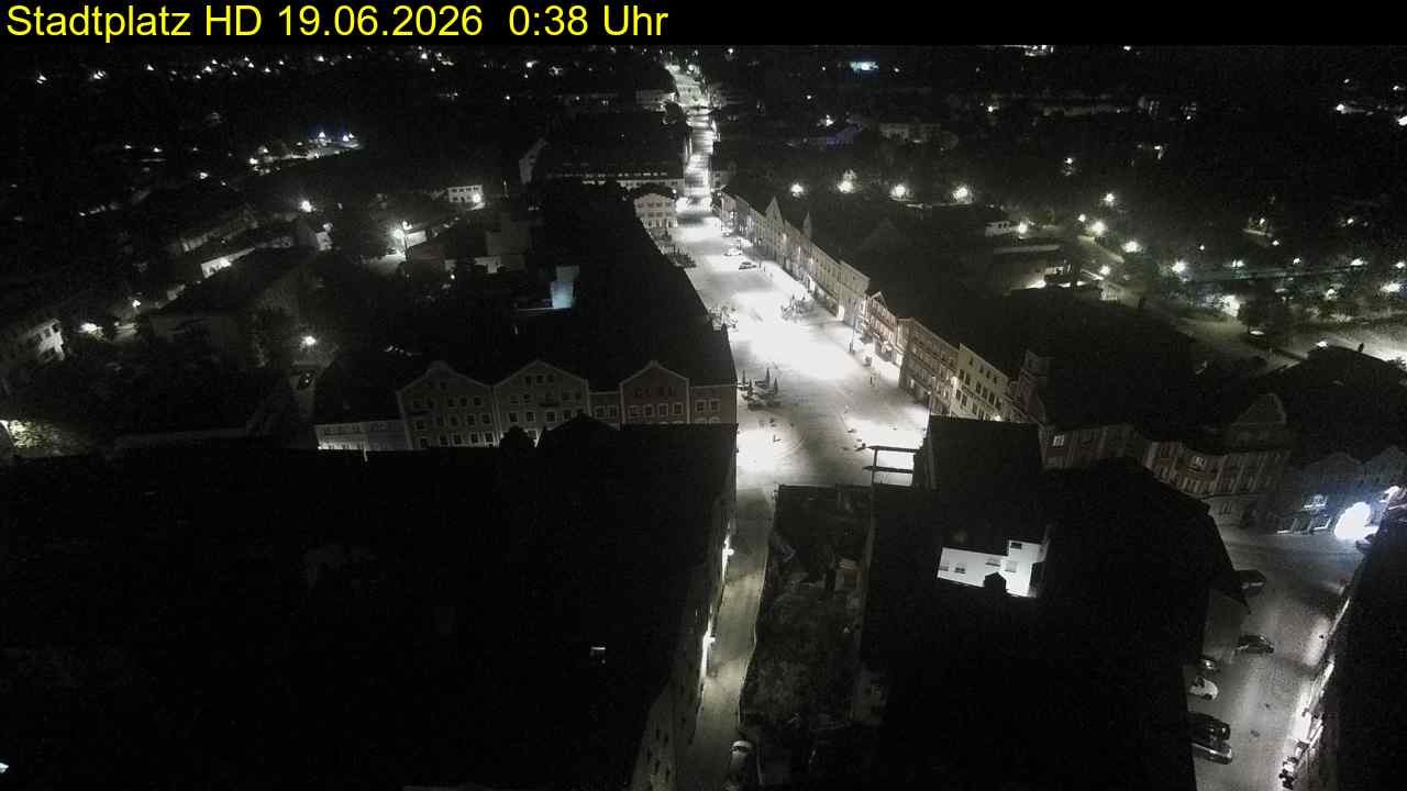 Archiv Foto Webcam Stadtplatz Eggenfelden
