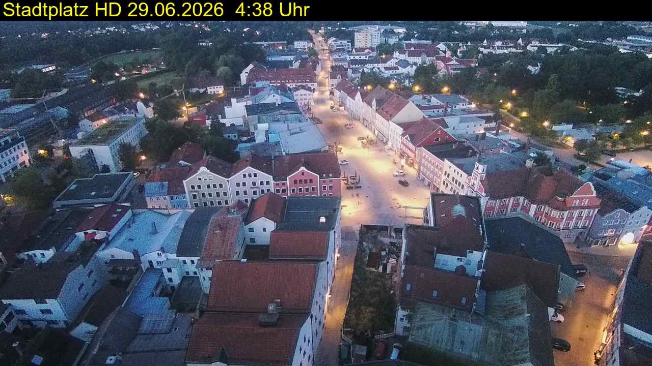 Archived image Webcam Town Square in Eggenfelden