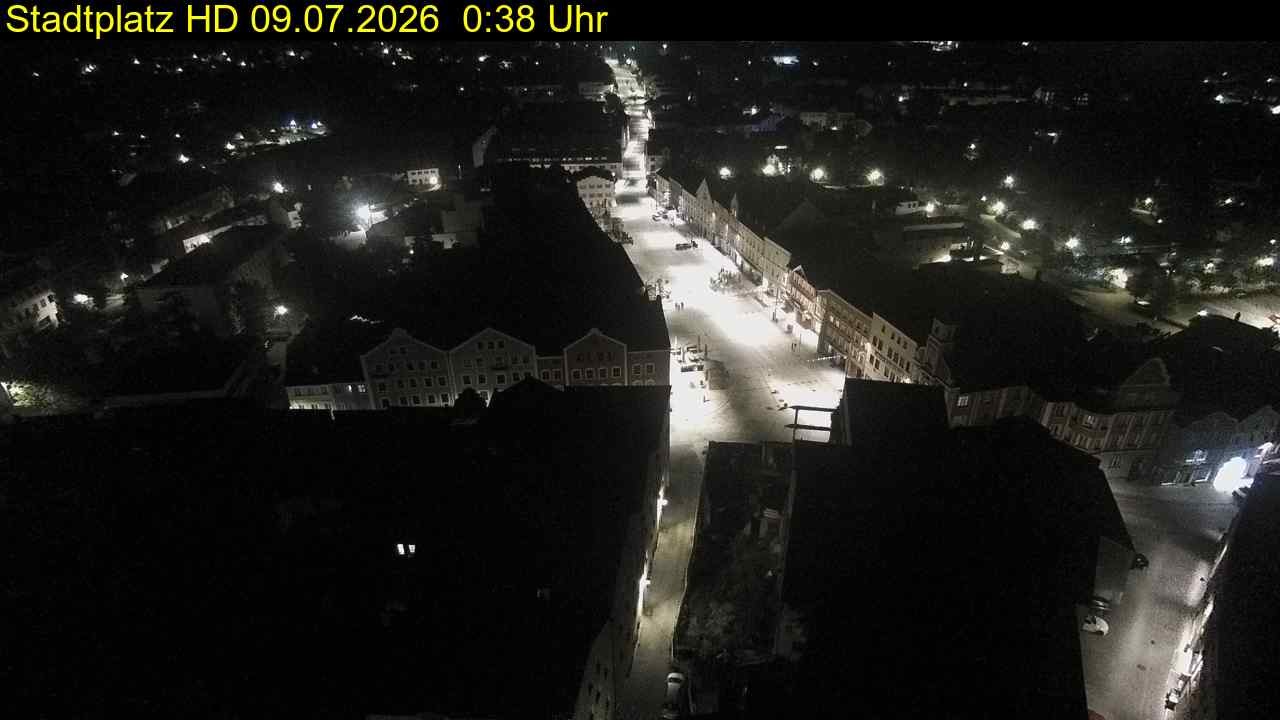 Archiv Foto Webcam Stadtplatz Eggenfelden