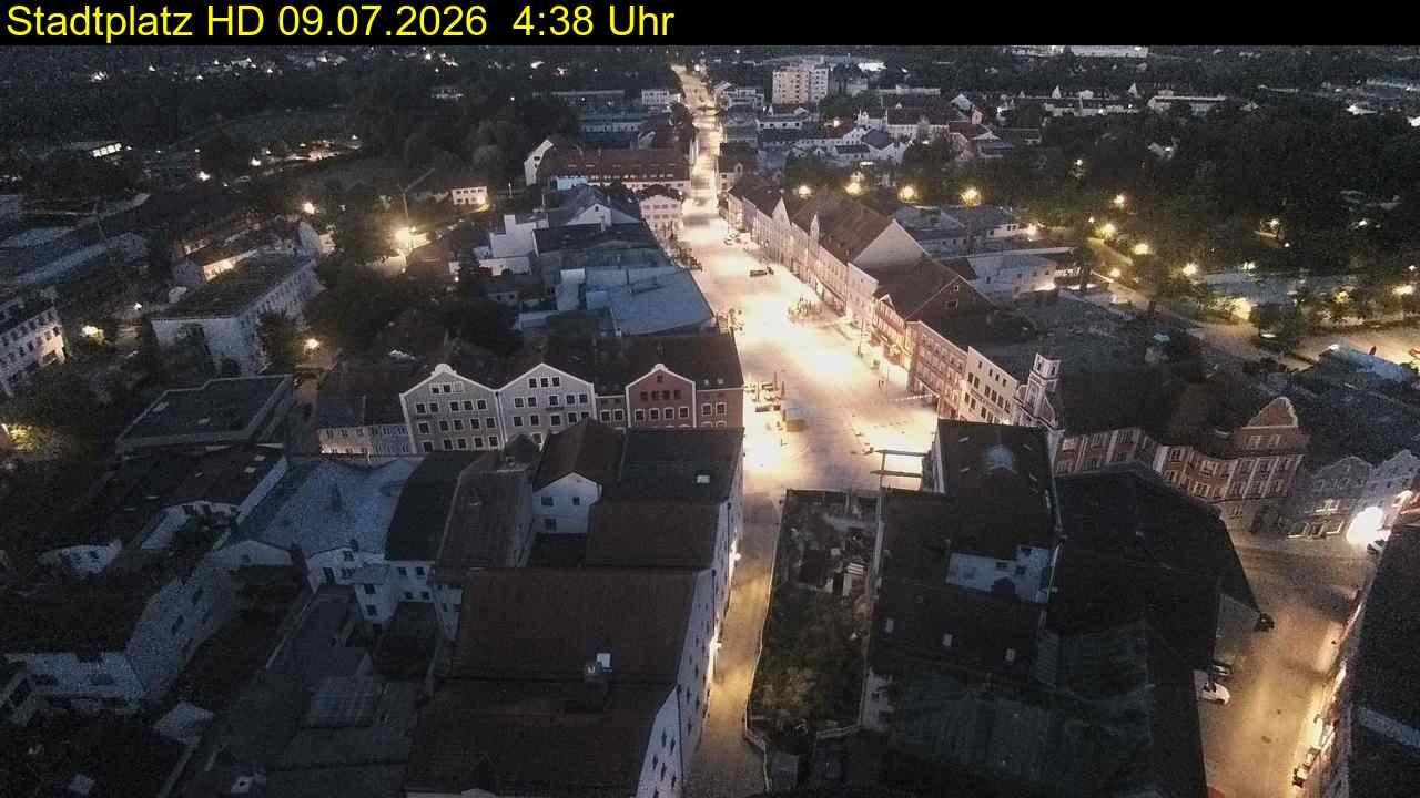 Archiv Foto Webcam Stadtplatz Eggenfelden