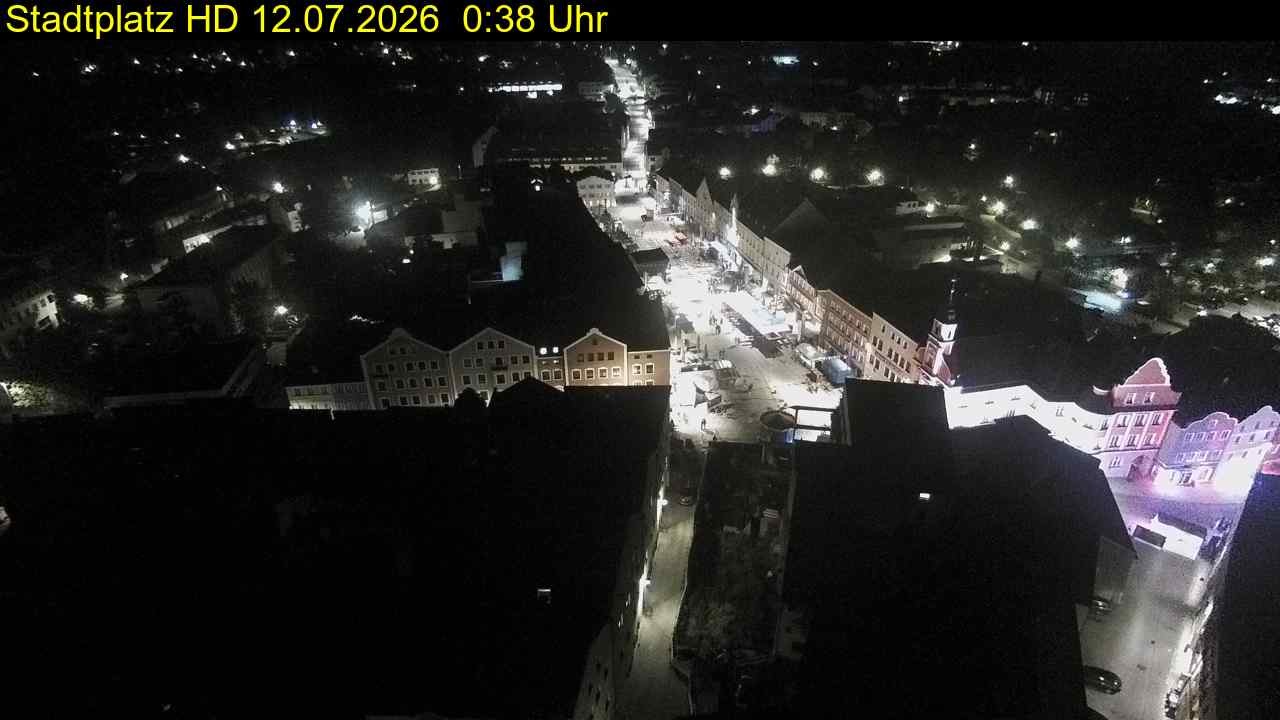 Archiv Foto Webcam Stadtplatz Eggenfelden