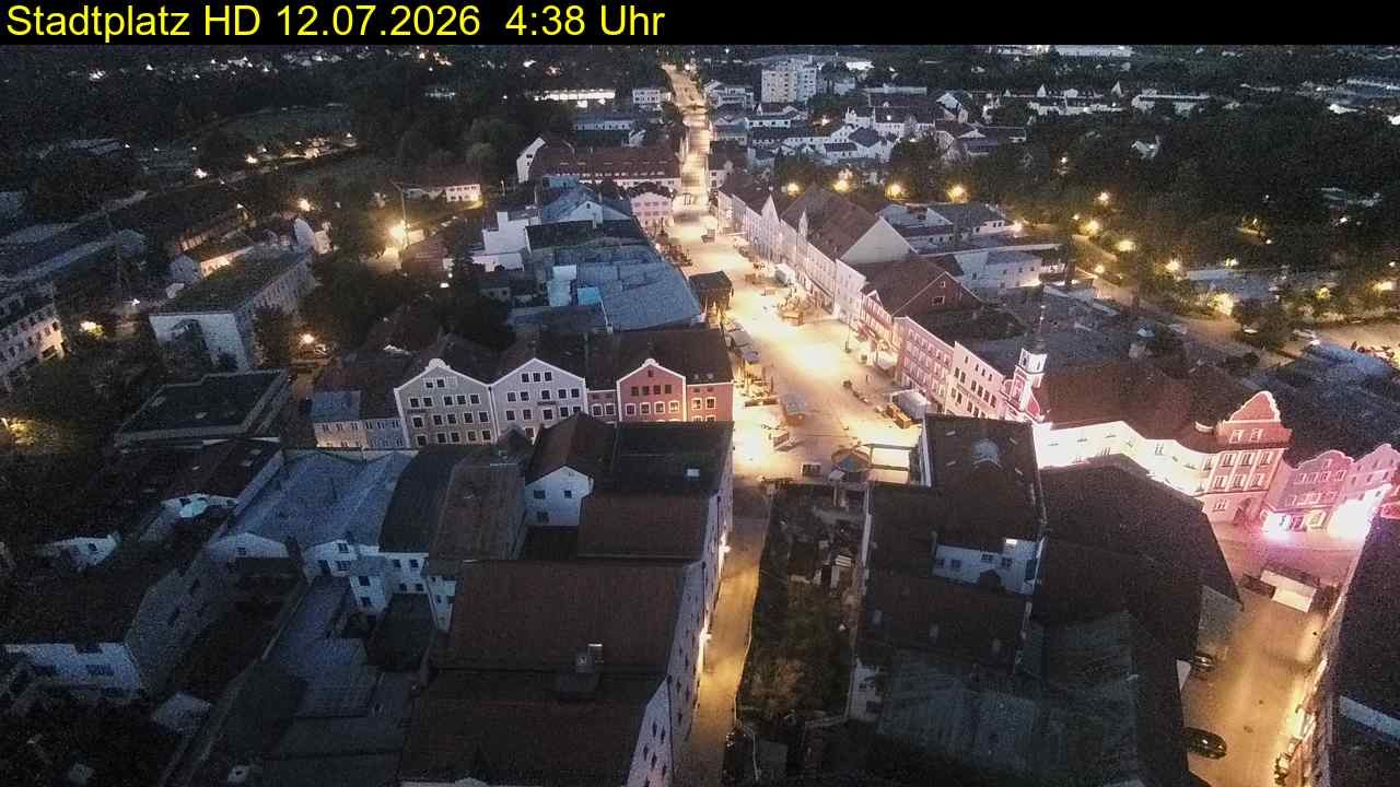 Archiv Foto Webcam Stadtplatz Eggenfelden