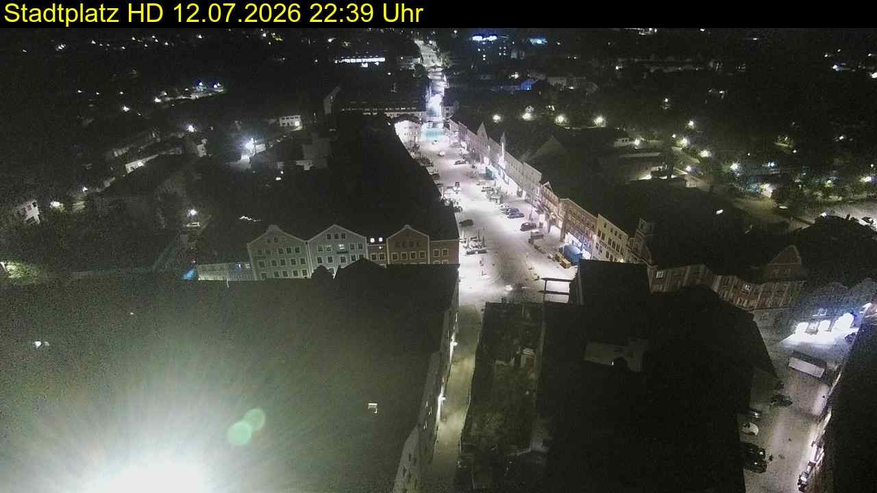 Archiv Foto Webcam Stadtplatz Eggenfelden