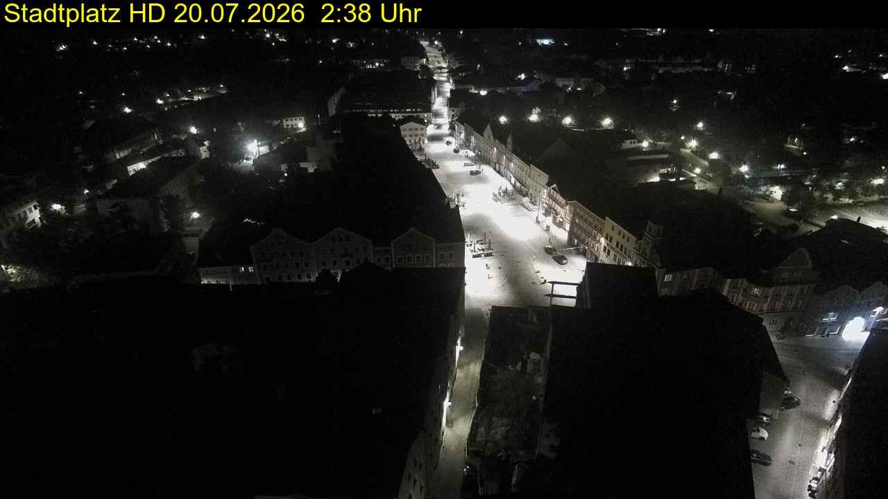 Archiv Foto Webcam Stadtplatz Eggenfelden