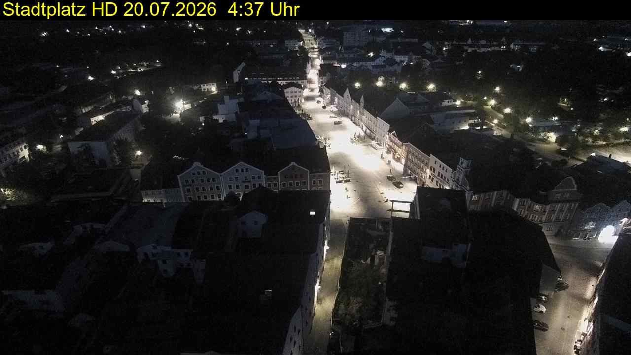 Archiv Foto Webcam Stadtplatz Eggenfelden