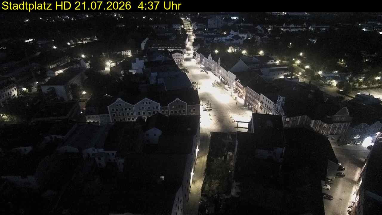 Archiv Foto Webcam Stadtplatz Eggenfelden