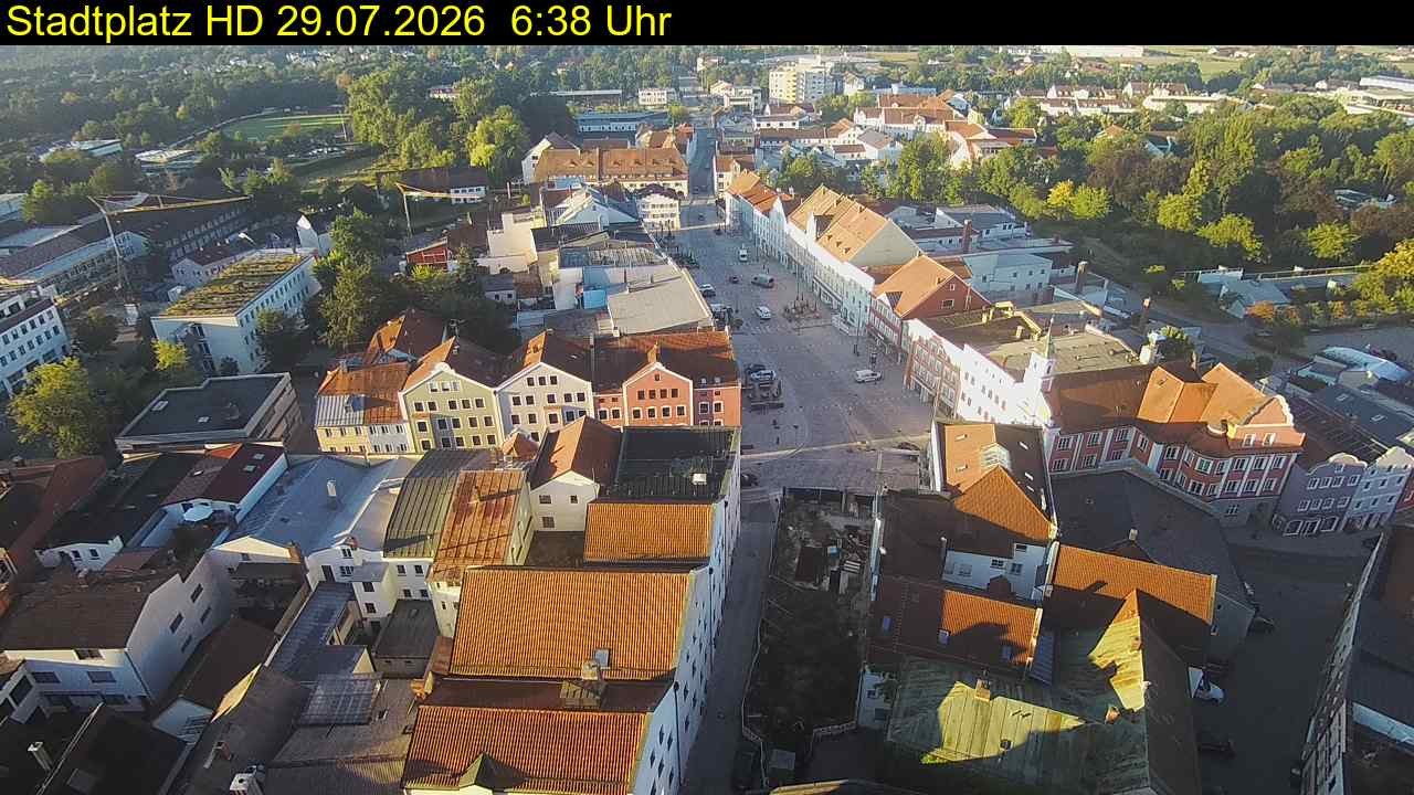 Archiv Foto Webcam Stadtplatz Eggenfelden