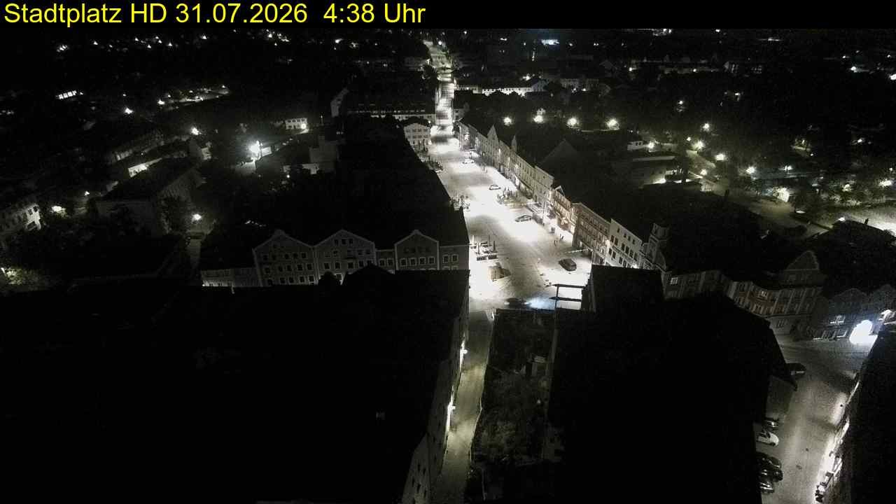 Archiv Foto Webcam Stadtplatz Eggenfelden
