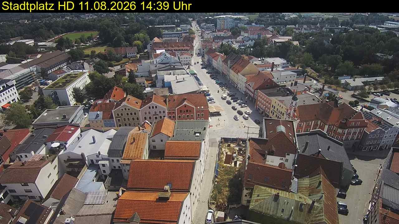 Archiv Foto Webcam Stadtplatz Eggenfelden