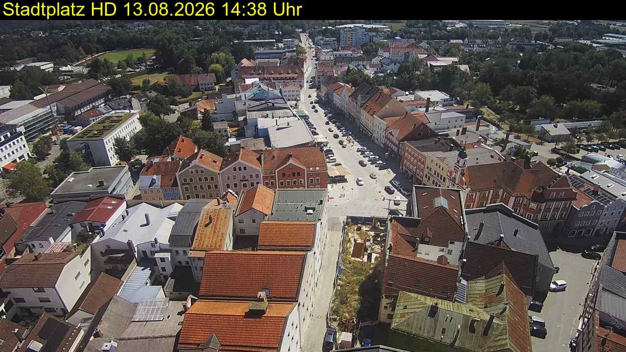 Archiv Foto Webcam Stadtplatz Eggenfelden