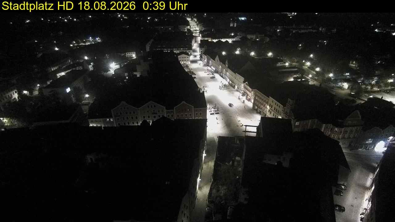 Archiv Foto Webcam Stadtplatz Eggenfelden