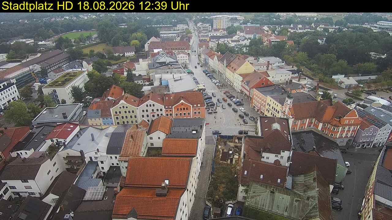 Archiv Foto Webcam Stadtplatz Eggenfelden