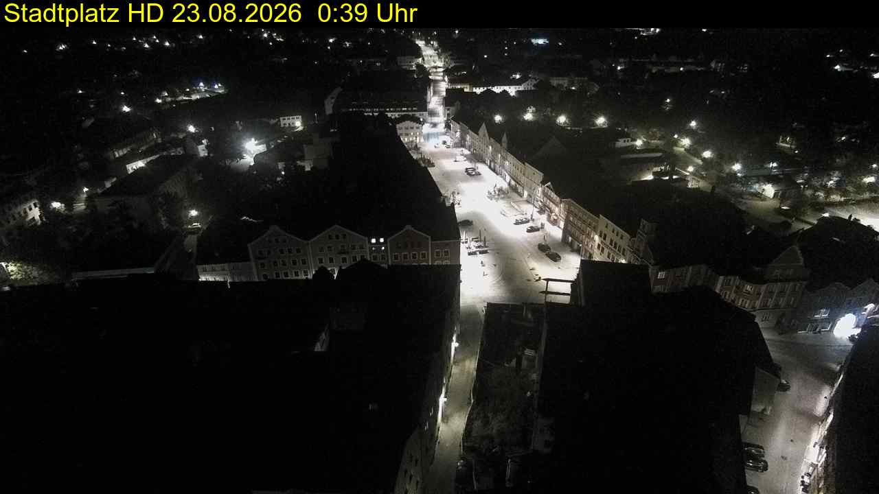 Archived image Webcam Town Square in Eggenfelden