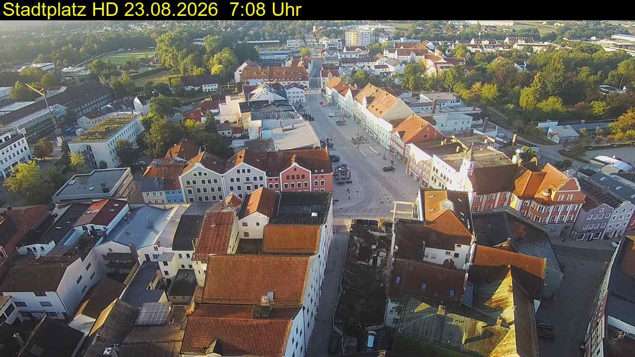 Archived image Webcam Town Square in Eggenfelden