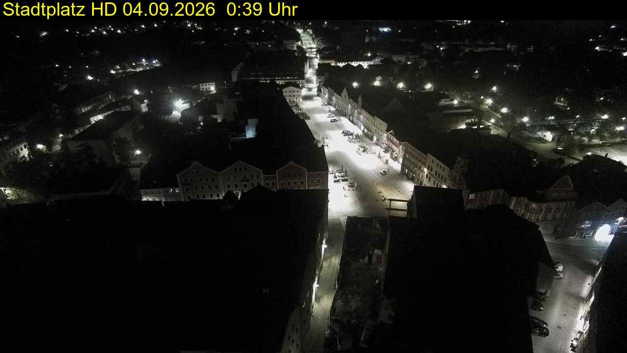 Archived image Webcam Town Square in Eggenfelden