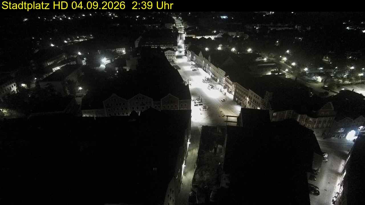 Archived image Webcam Town Square in Eggenfelden