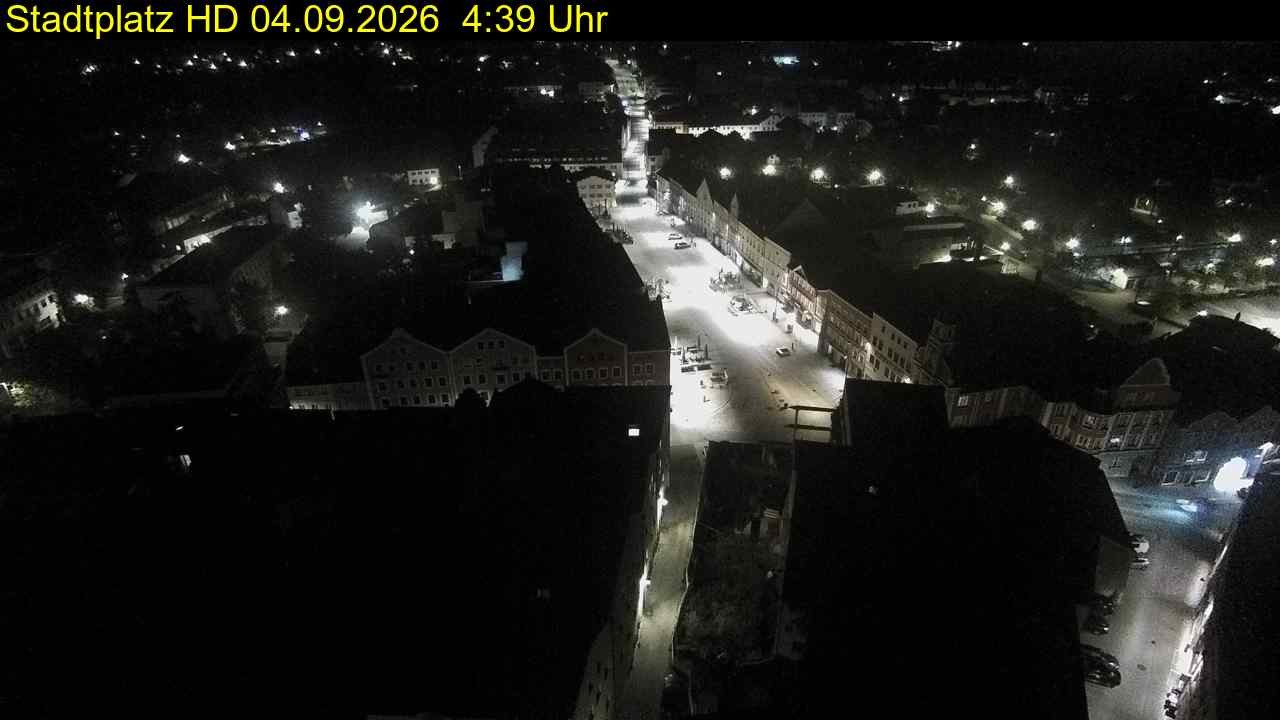 Archived image Webcam Town Square in Eggenfelden