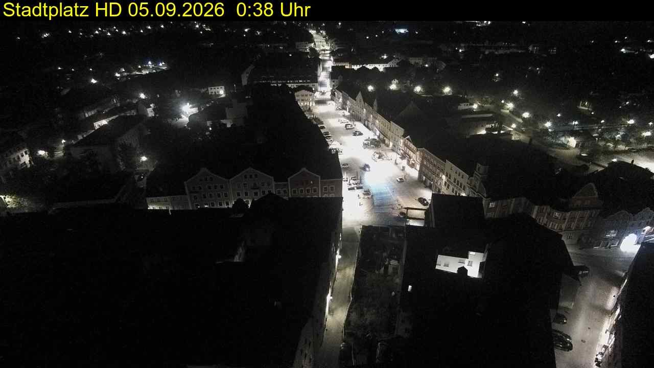 Archived image Webcam Town Square in Eggenfelden