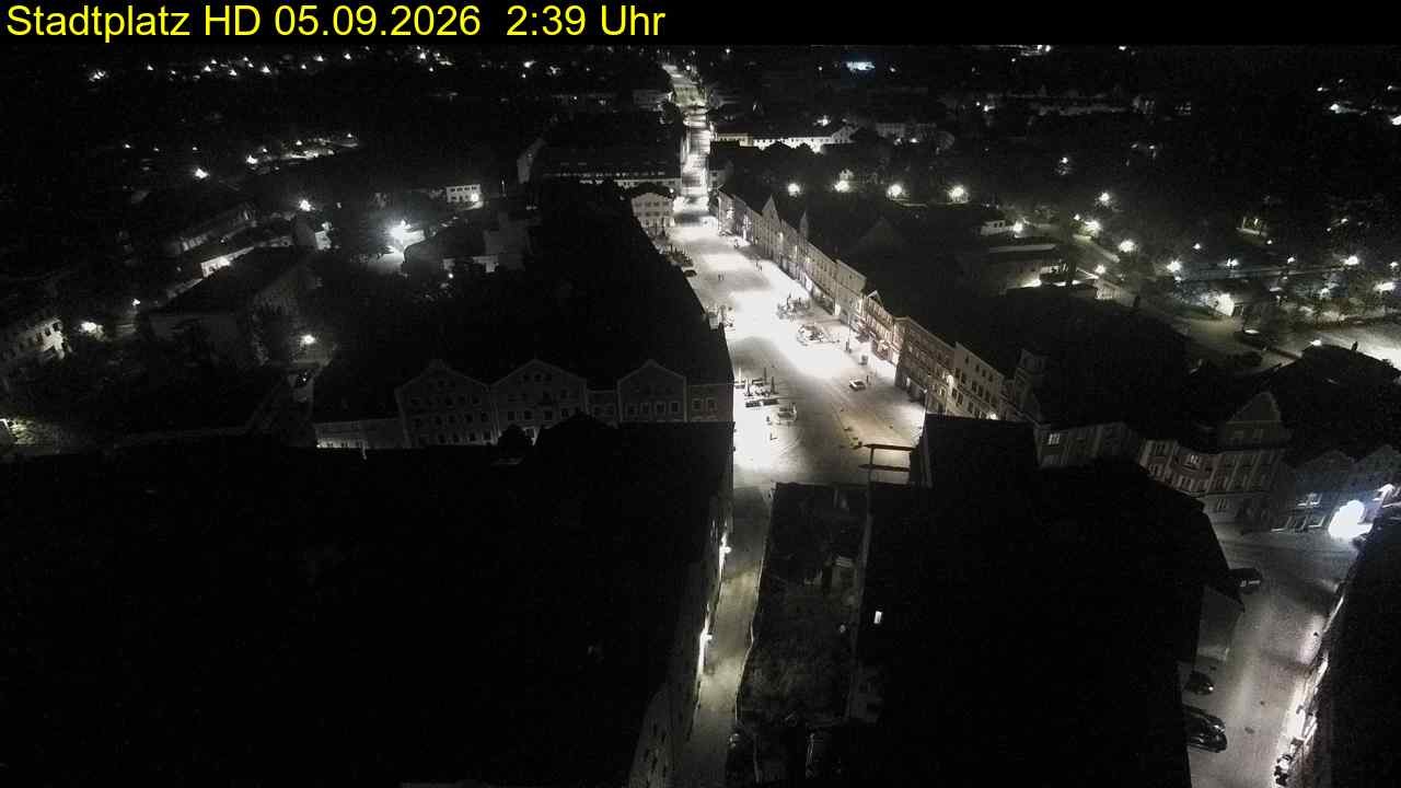 Archived image Webcam Town Square in Eggenfelden