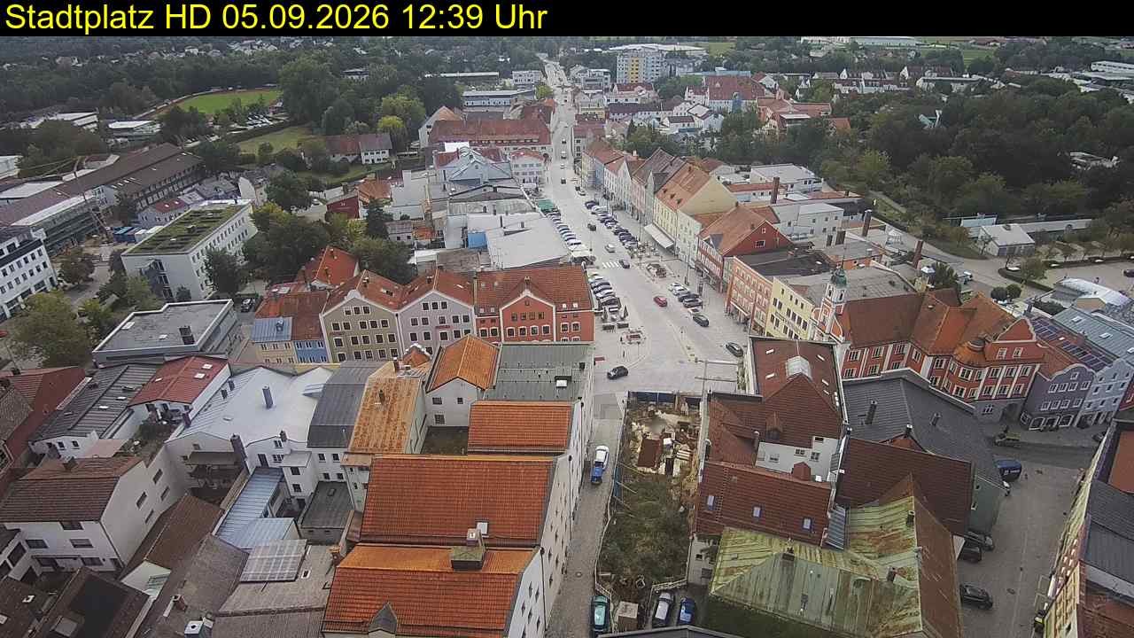 Archiv Foto Webcam Stadtplatz Eggenfelden