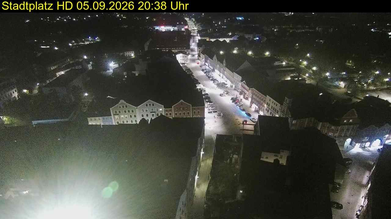 Archiv Foto Webcam Stadtplatz Eggenfelden