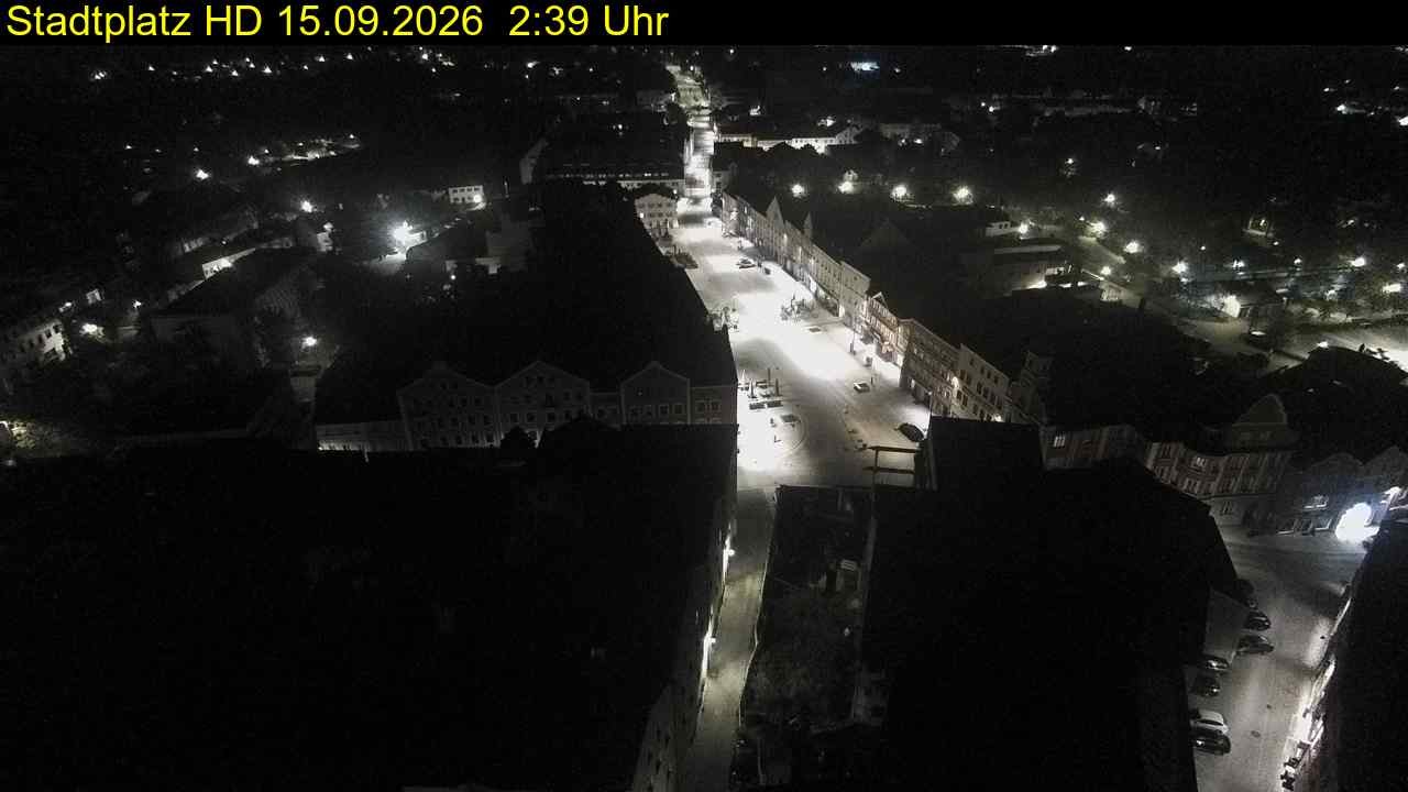 Archived image Webcam Town Square in Eggenfelden