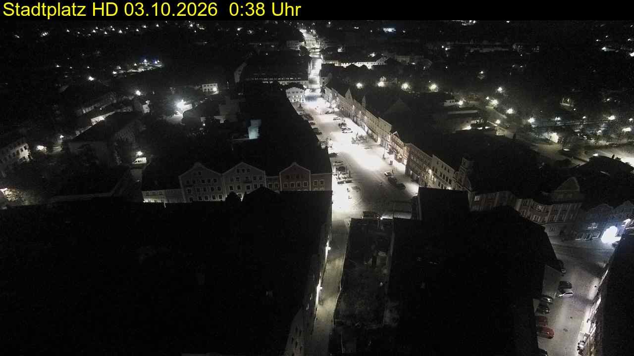 Archived image Webcam Town Square in Eggenfelden