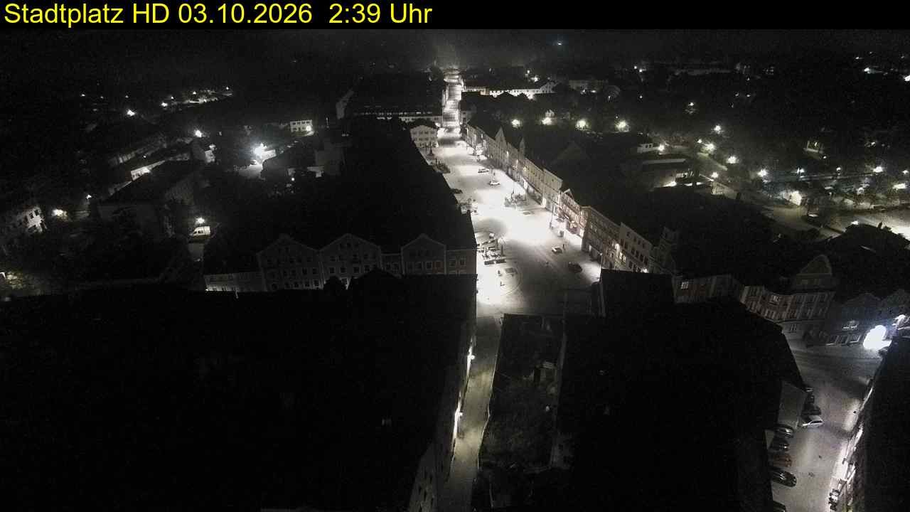 Archived image Webcam Town Square in Eggenfelden