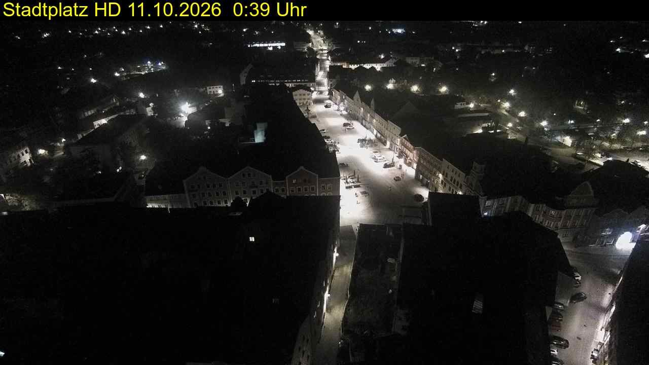Archived image Webcam Town Square in Eggenfelden