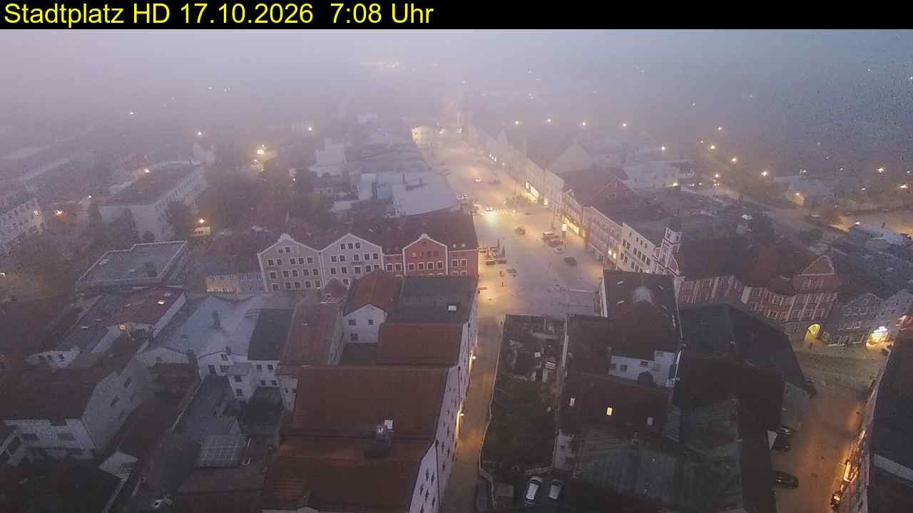 Archiv Foto Webcam Stadtplatz Eggenfelden