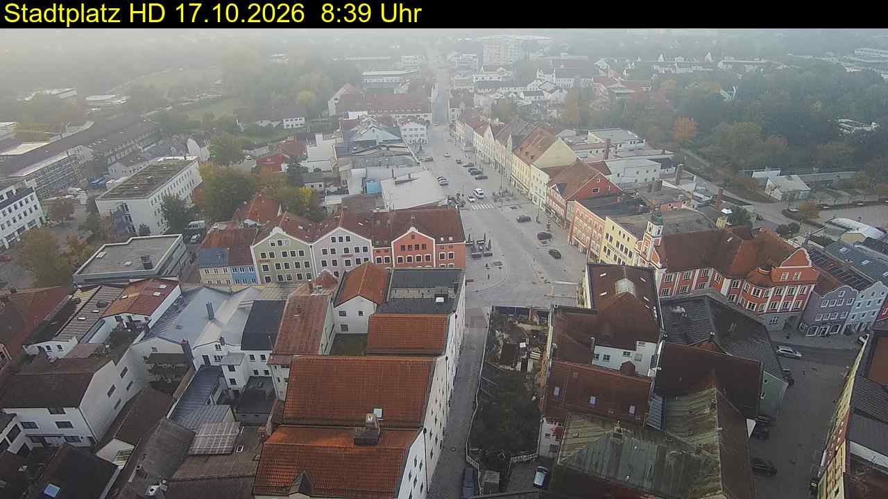 Archiv Foto Webcam Stadtplatz Eggenfelden