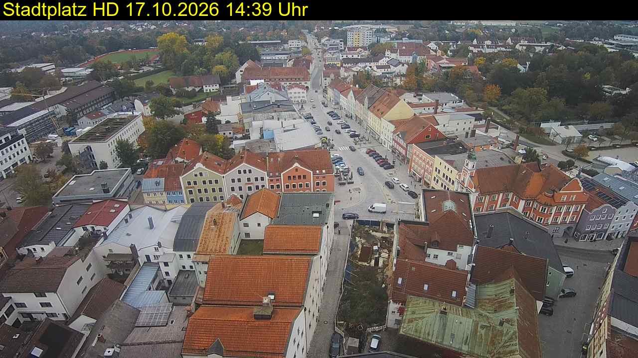 Archiv Foto Webcam Stadtplatz Eggenfelden