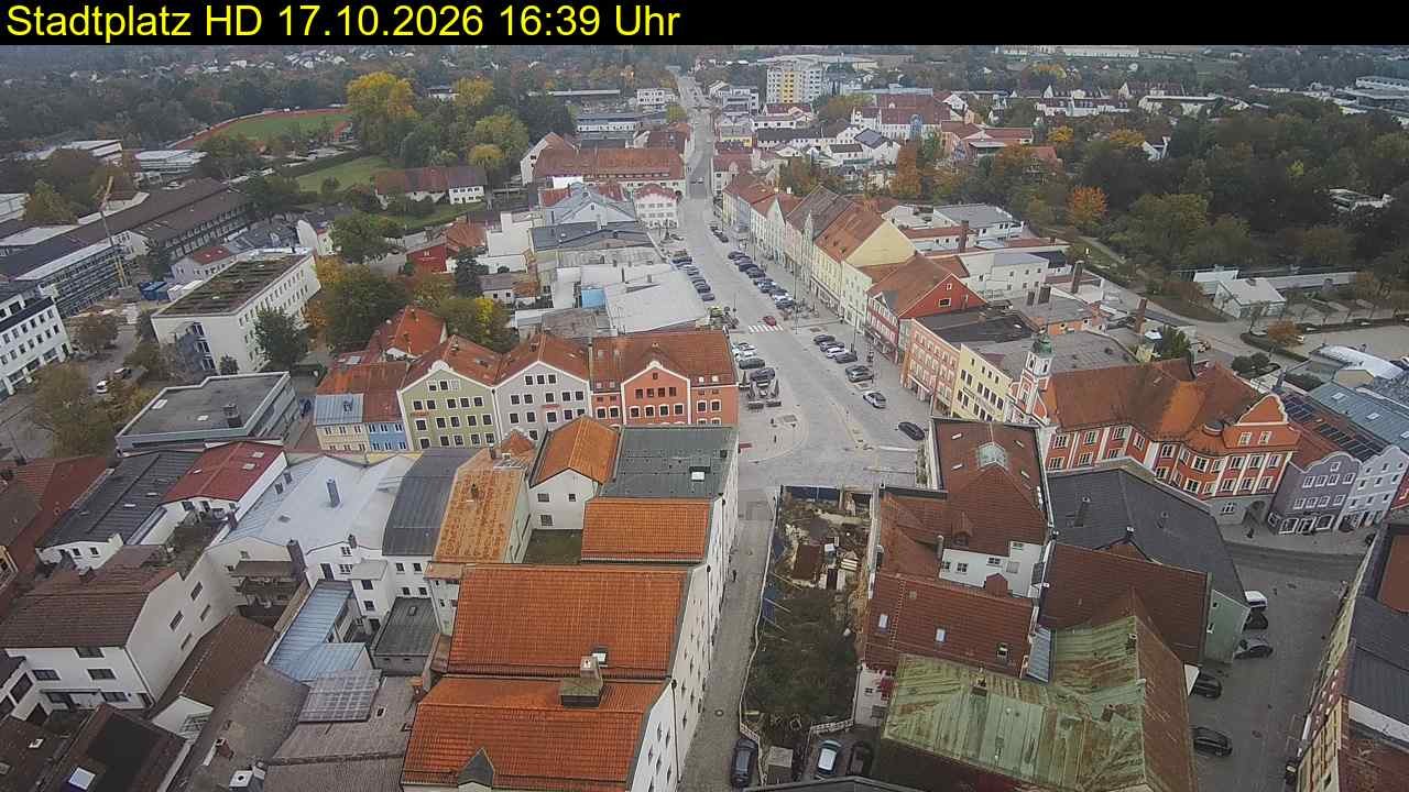 Archiv Foto Webcam Stadtplatz Eggenfelden
