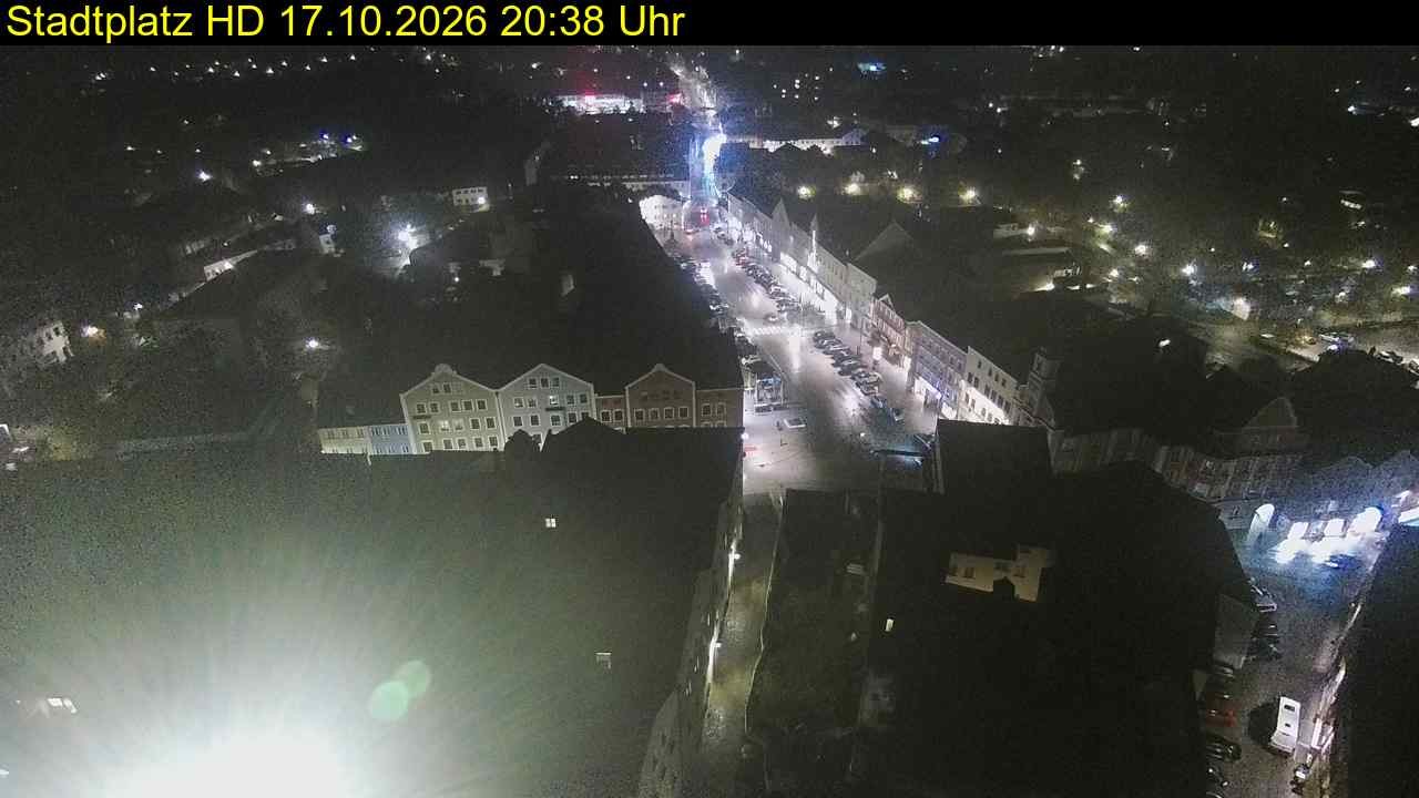 Archiv Foto Webcam Stadtplatz Eggenfelden