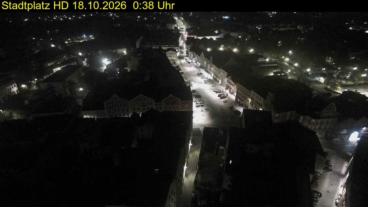 Archiv Foto Webcam Stadtplatz Eggenfelden