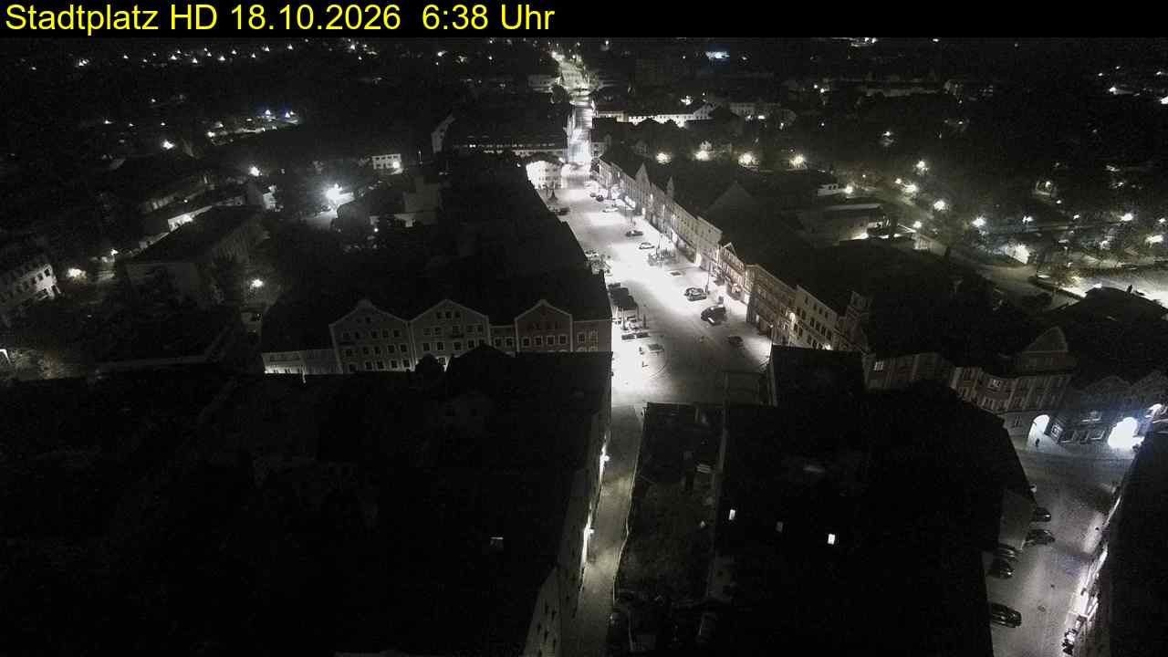 Archiv Foto Webcam Stadtplatz Eggenfelden