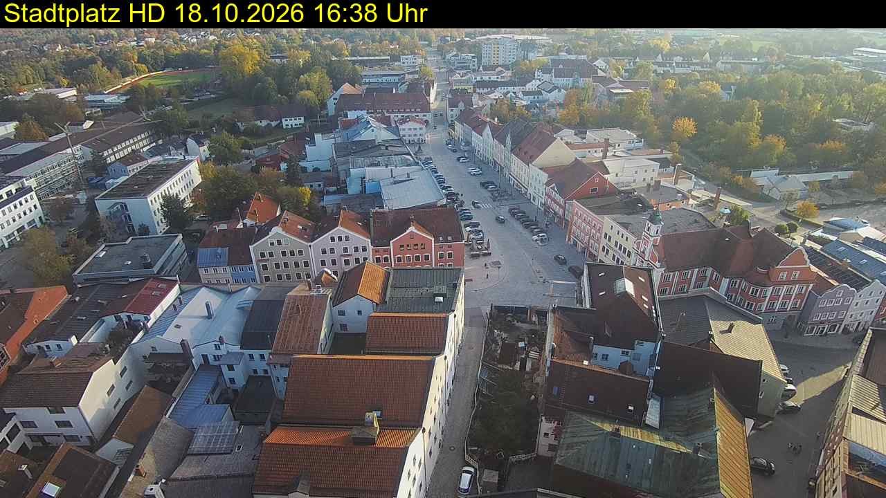 Archiv Foto Webcam Stadtplatz Eggenfelden