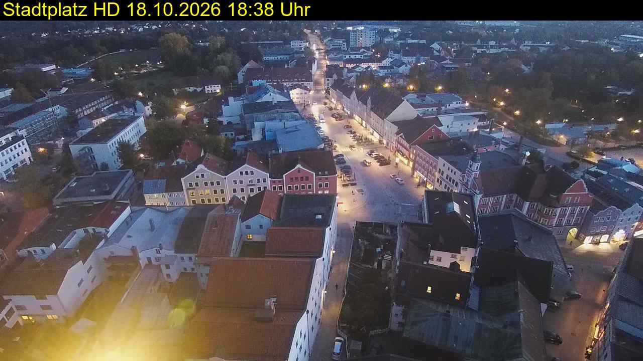 Archiv Foto Webcam Stadtplatz Eggenfelden