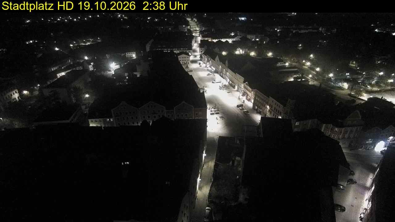 Archived image Webcam Town Square in Eggenfelden