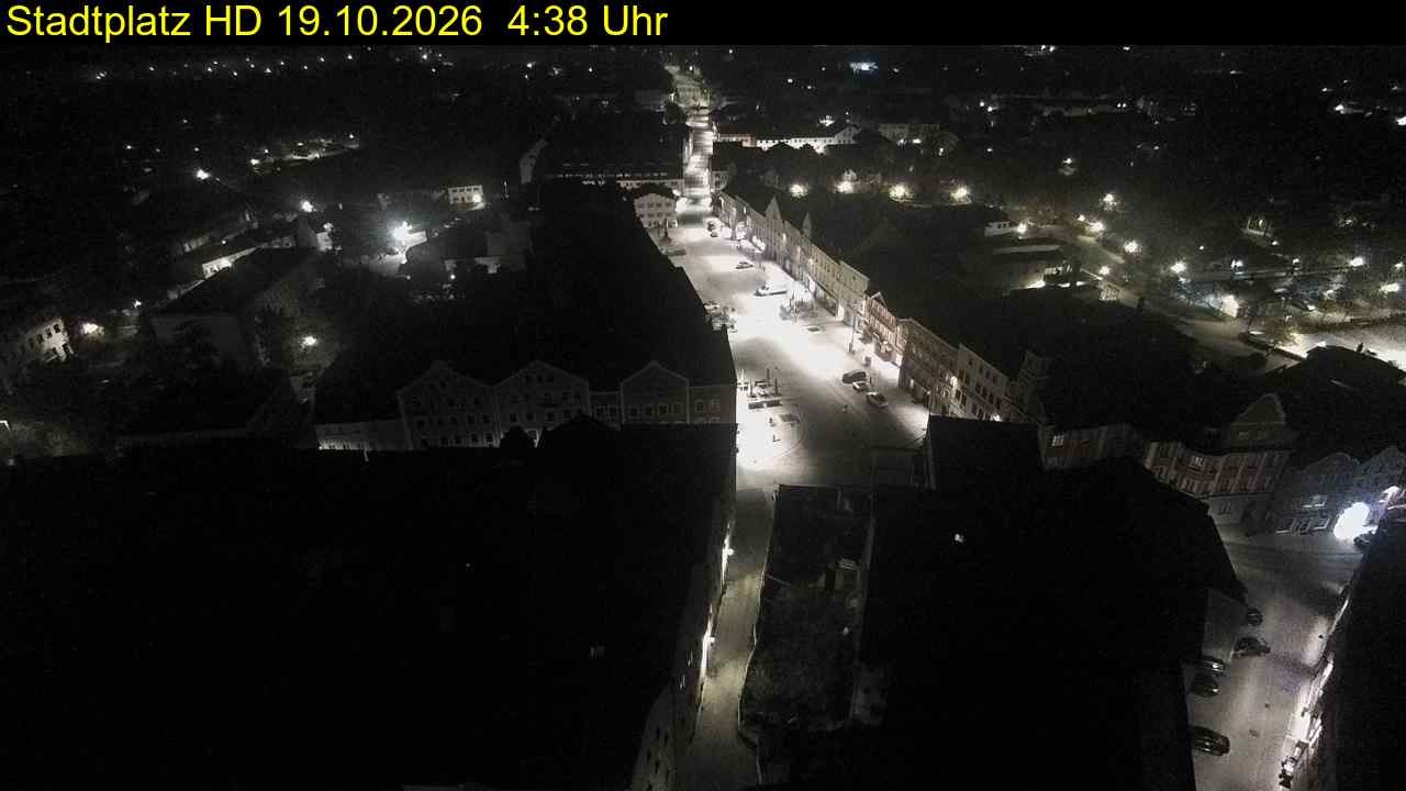 Archived image Webcam Town Square in Eggenfelden