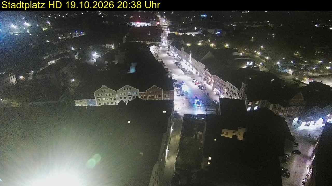 Archived image Webcam Town Square in Eggenfelden