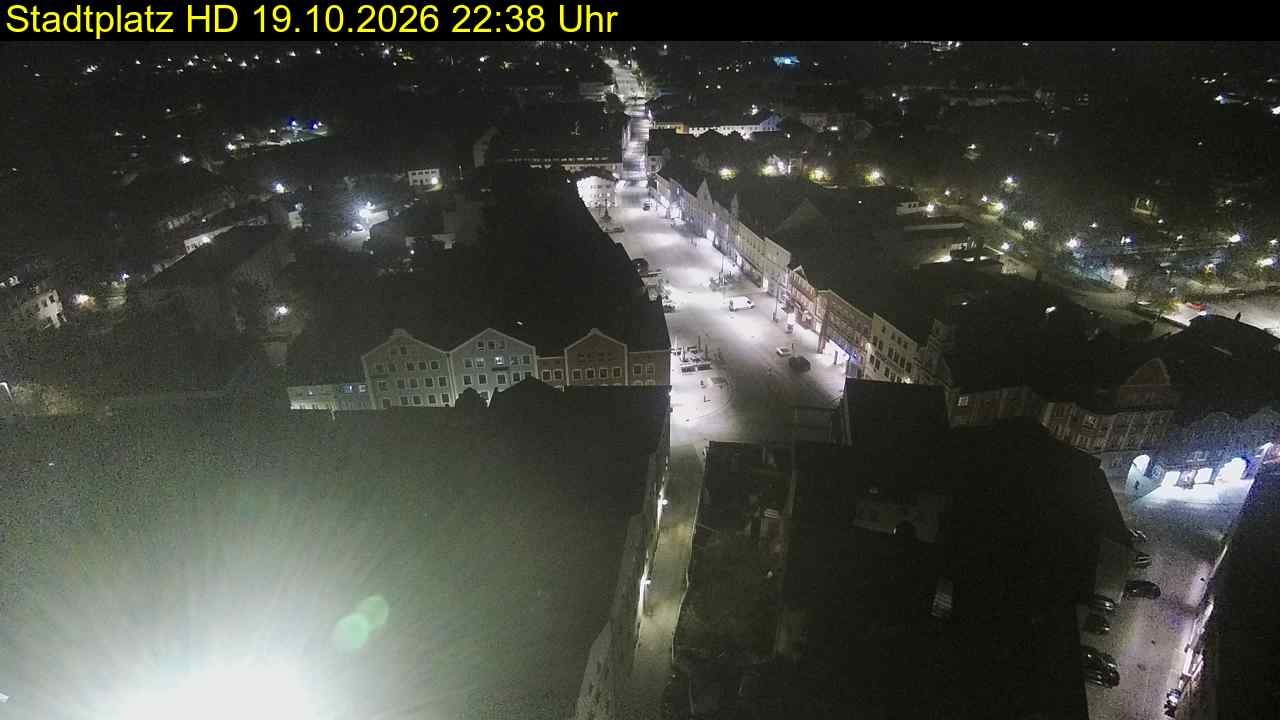 Archived image Webcam Town Square in Eggenfelden
