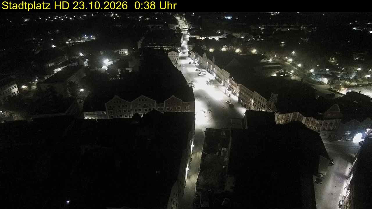 Archived image Webcam Town Square in Eggenfelden