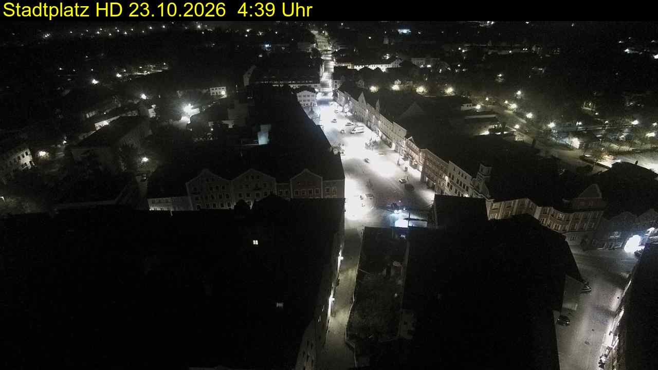 Archived image Webcam Town Square in Eggenfelden
