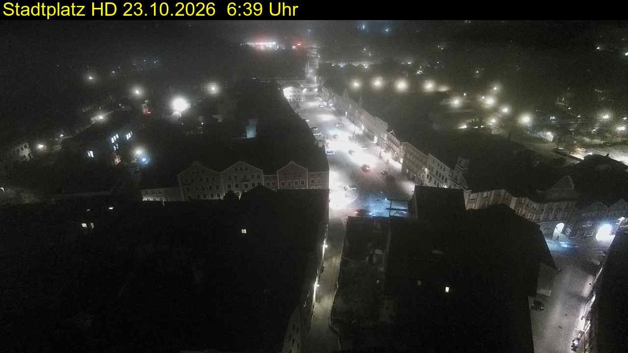 Archived image Webcam Town Square in Eggenfelden