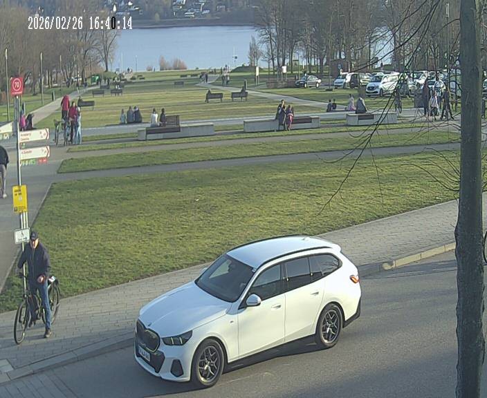 Archived image Webcam Koerbecke: View Lake Moehnesee