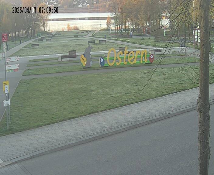 Archiv Foto Webcam Körbecke: Seetreppe Möhnesee