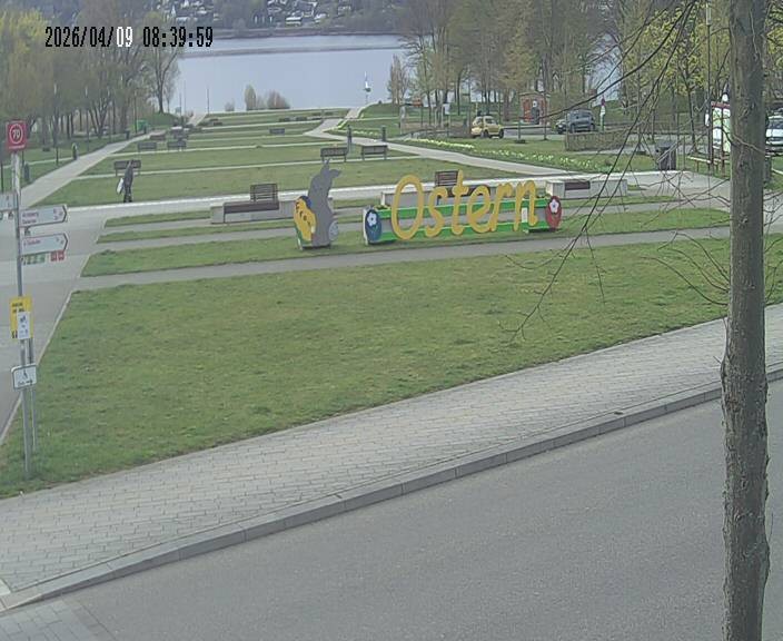 Archiv Foto Webcam Körbecke: Seetreppe Möhnesee