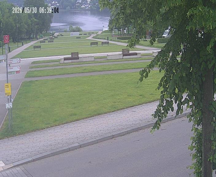 Archived image Webcam Koerbecke: View Lake Moehnesee