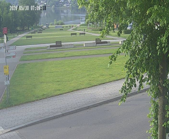 Archived image Webcam Koerbecke: View Lake Moehnesee